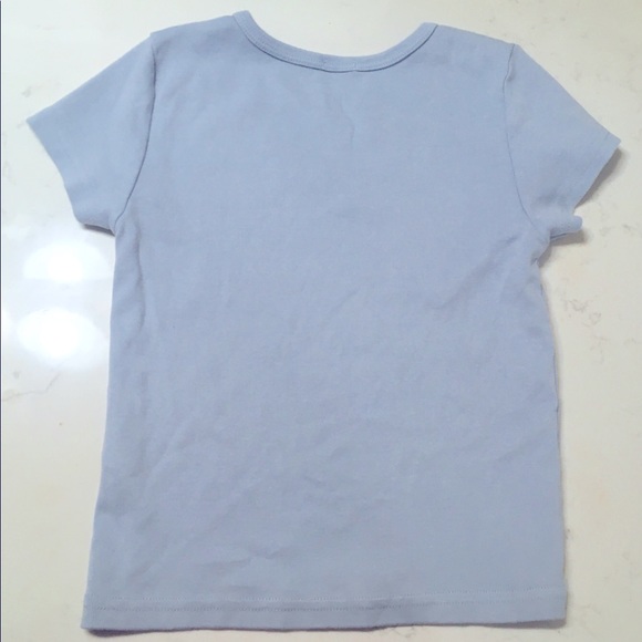 Brandy Melville light blue crop top - Picture 2 of 3